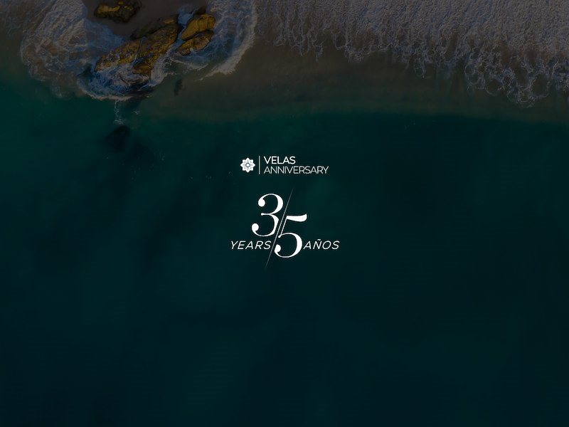 An aerial view of a beach